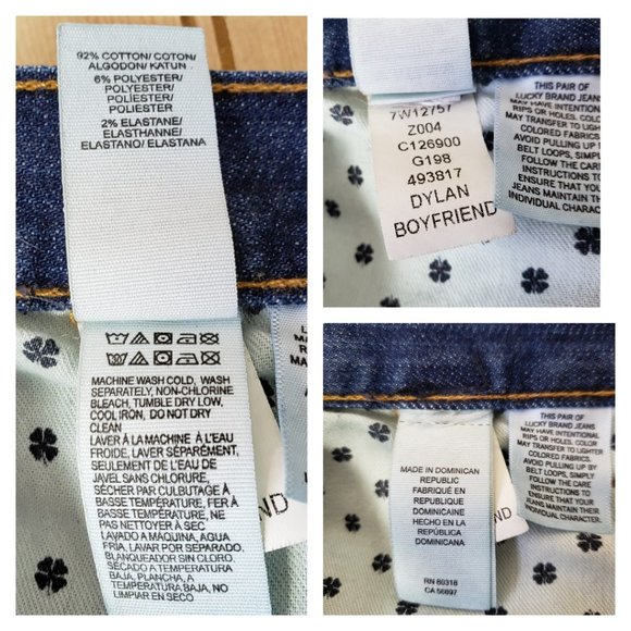 Lucky Brand 6/28 Dylan Boyfriend Button Fly Jeans - Picture 12 of 12